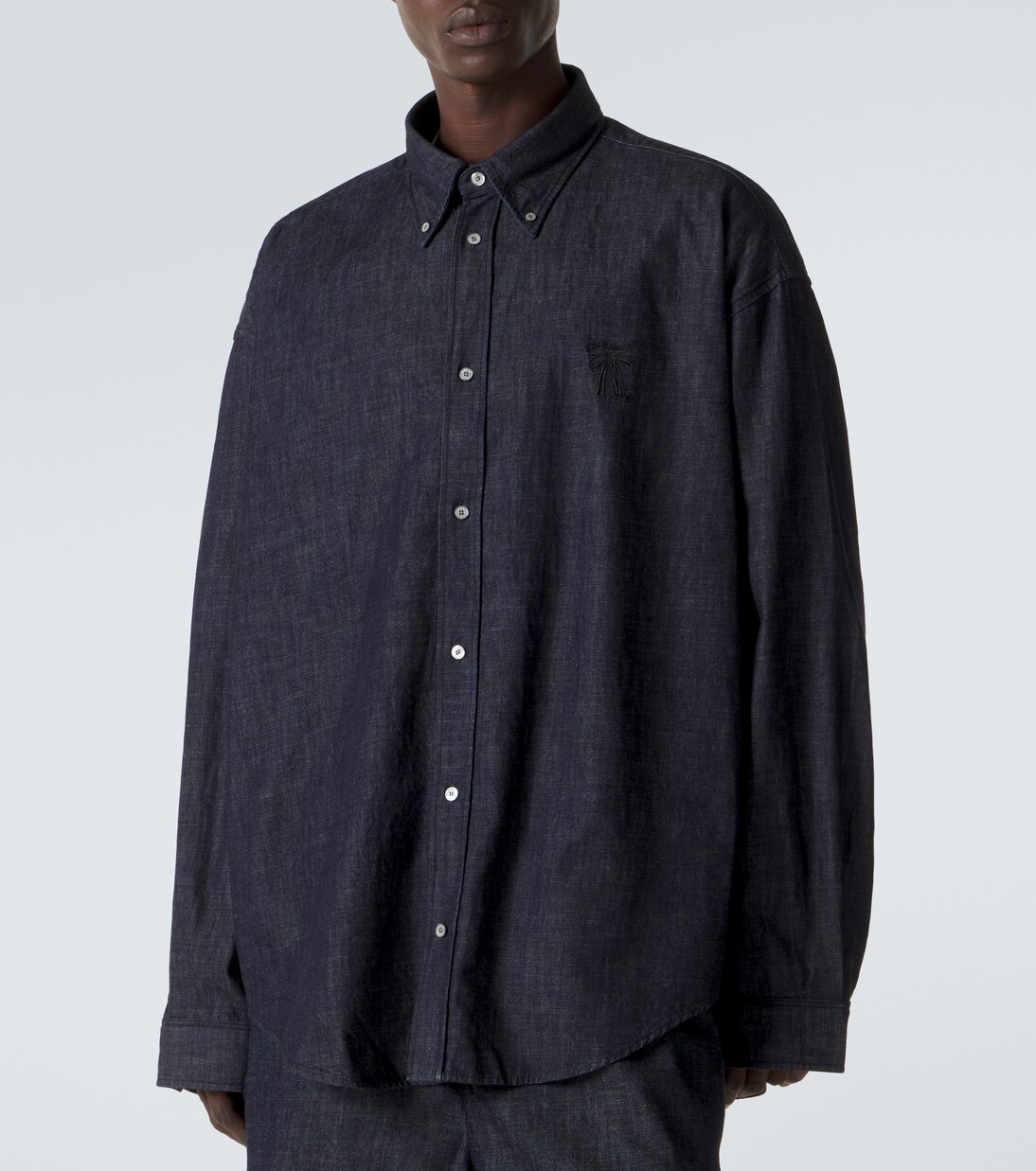 Embroidered denim shirt | Acne Studios