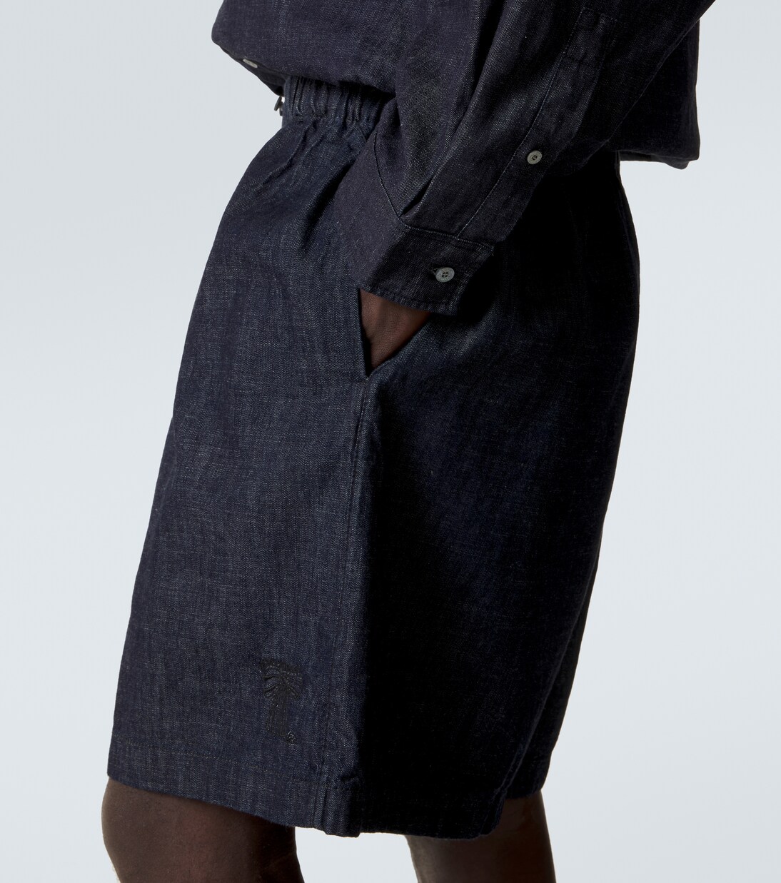 Embroidered denim shirt | Acne Studios