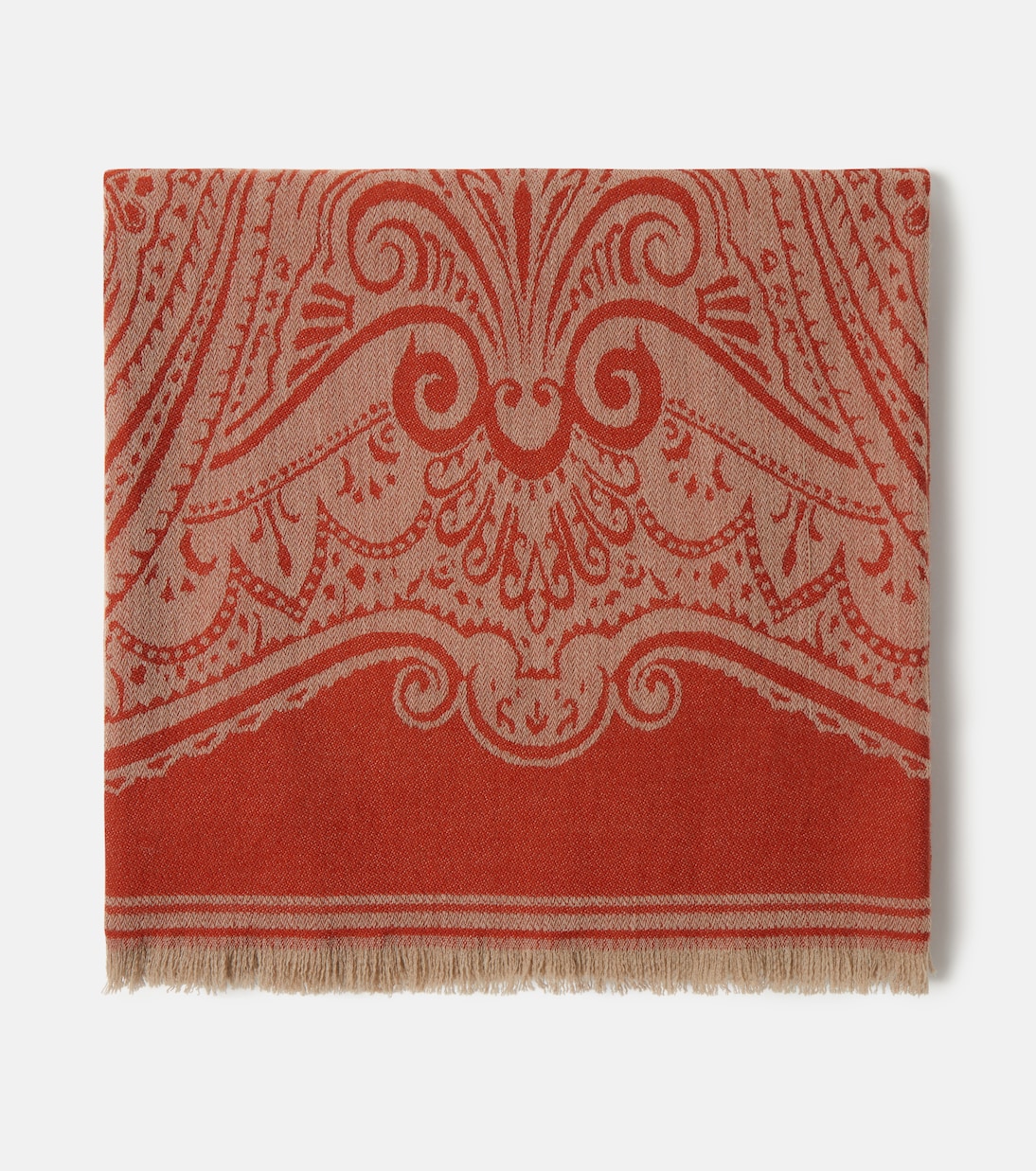 Paisley wool jacquard throw | Etro