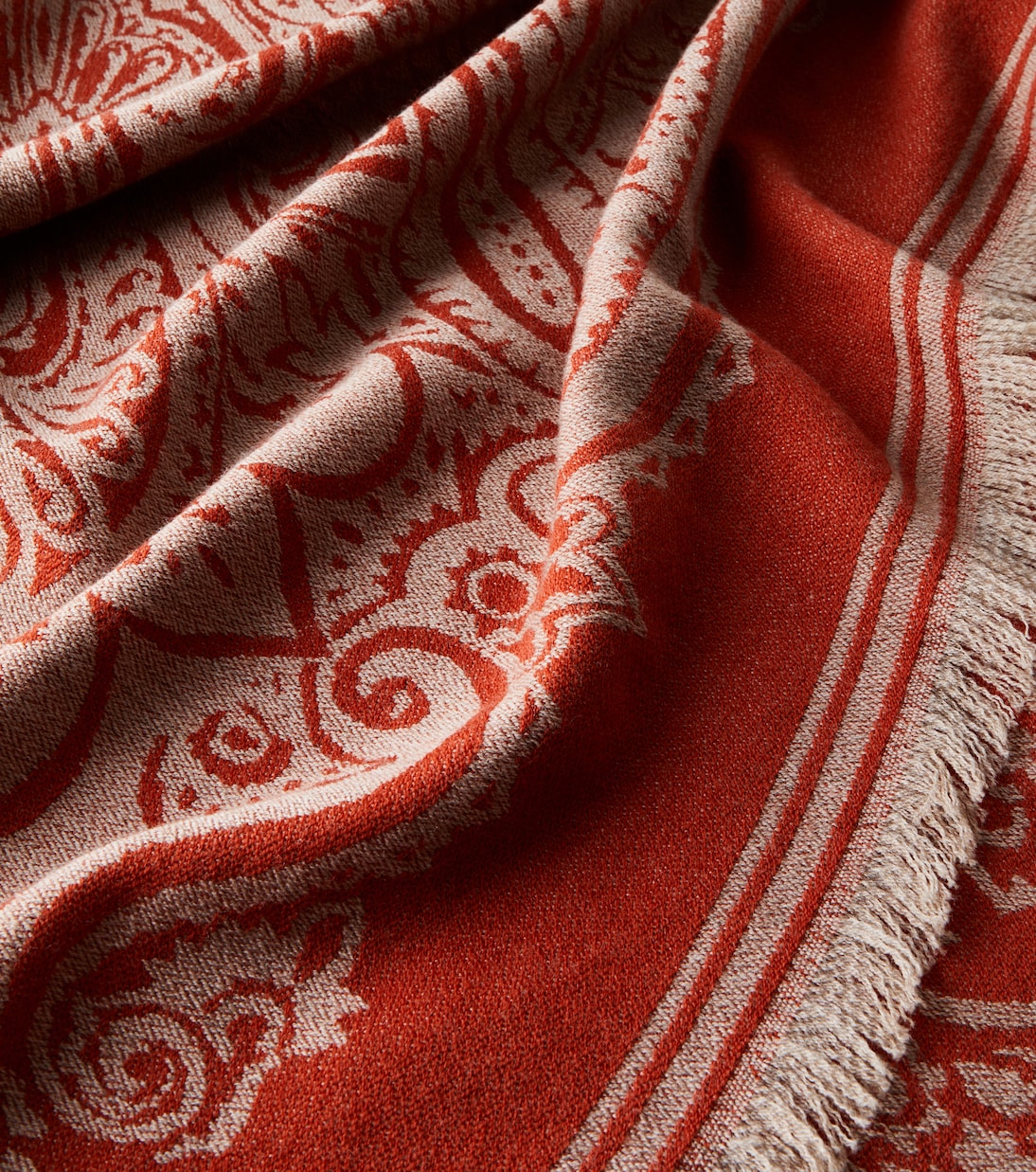 Paisley wool jacquard throw | Etro