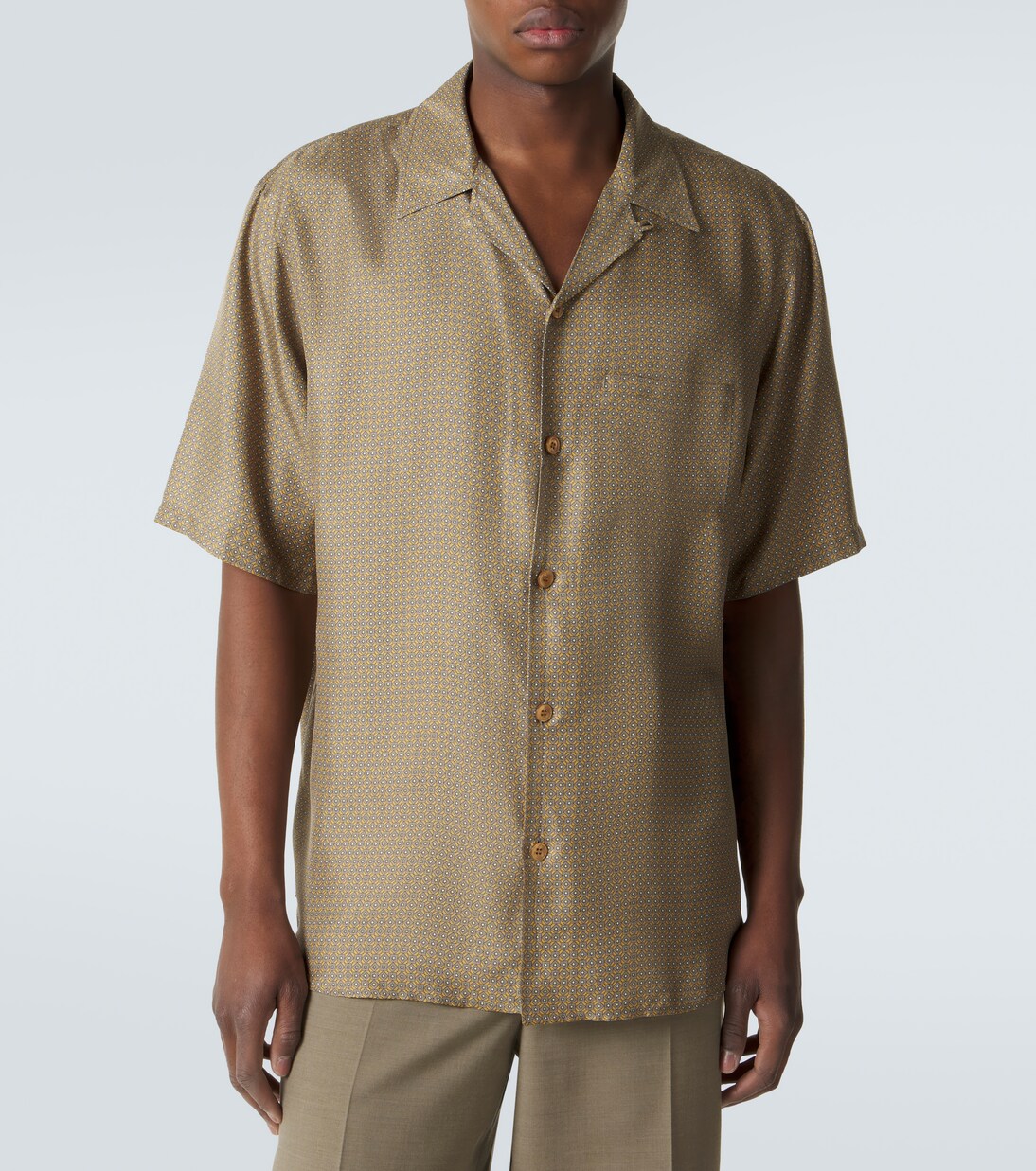 Hemd aus Seidensatin | Saint Laurent