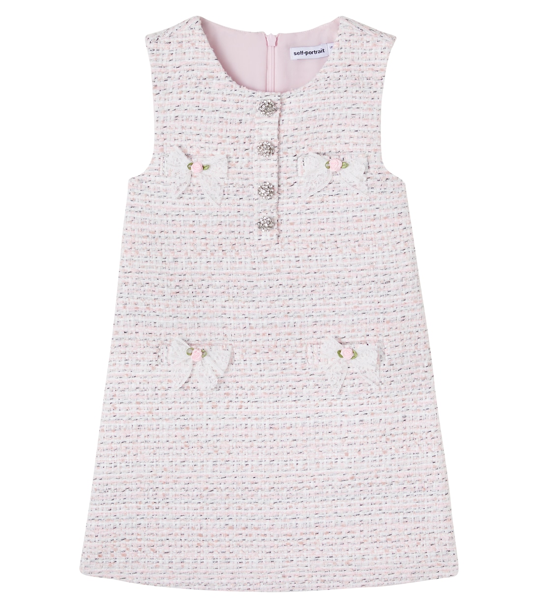 Robe en tweed à cristaux | Self-Portrait Kids