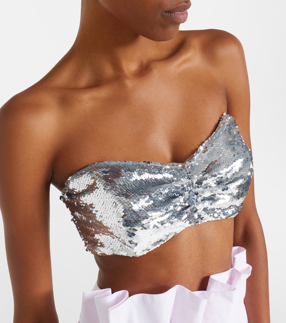 Sequined bandeau top | Simone Rocha