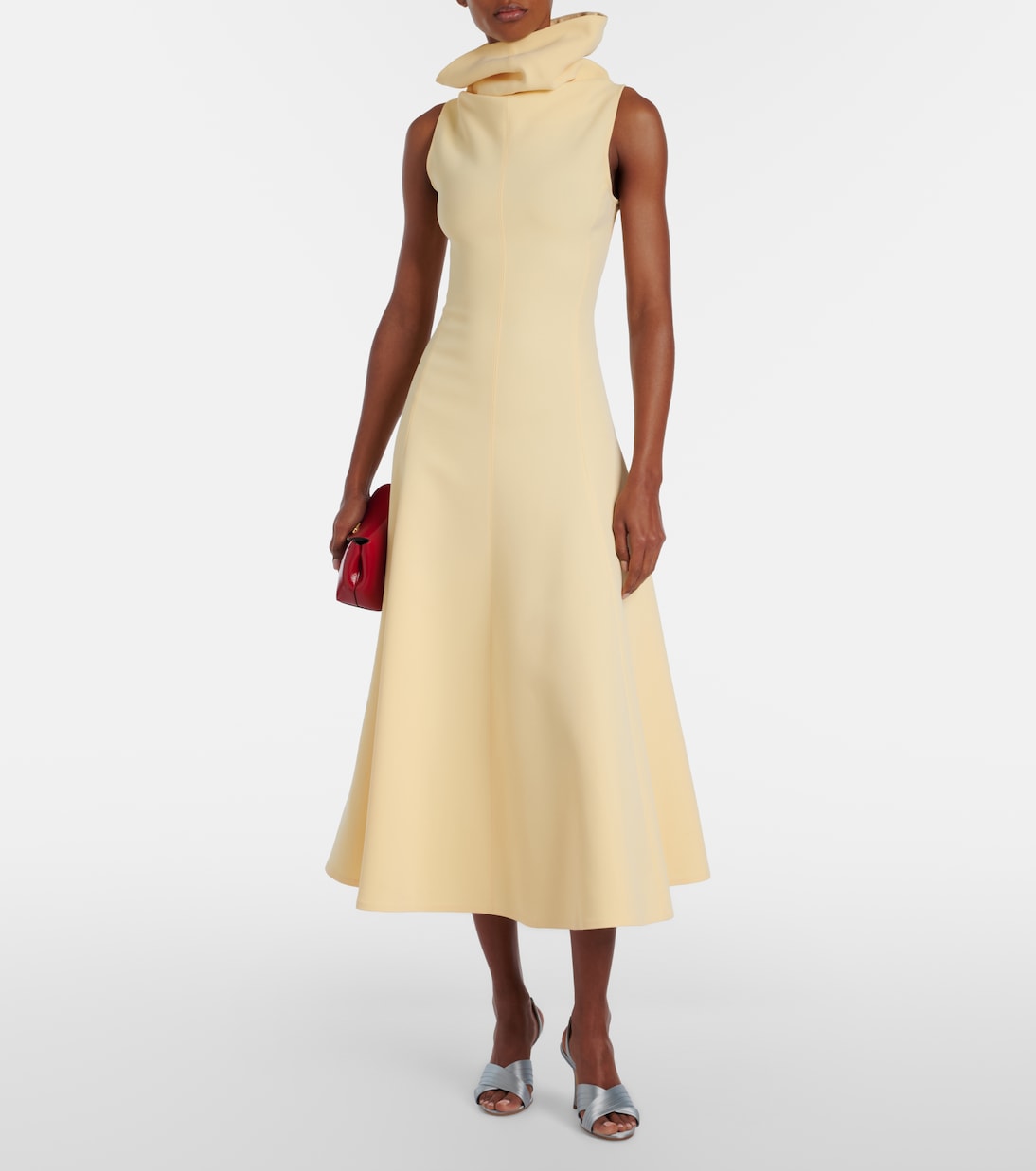 Viera 90 satin slingback sandals | Manolo Blahnik