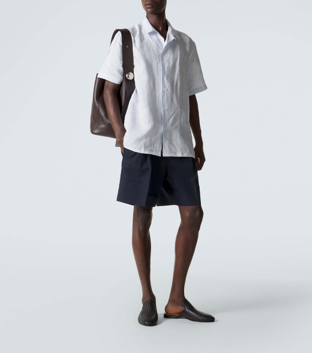 Slippers Woven aus Leder | Magnanni