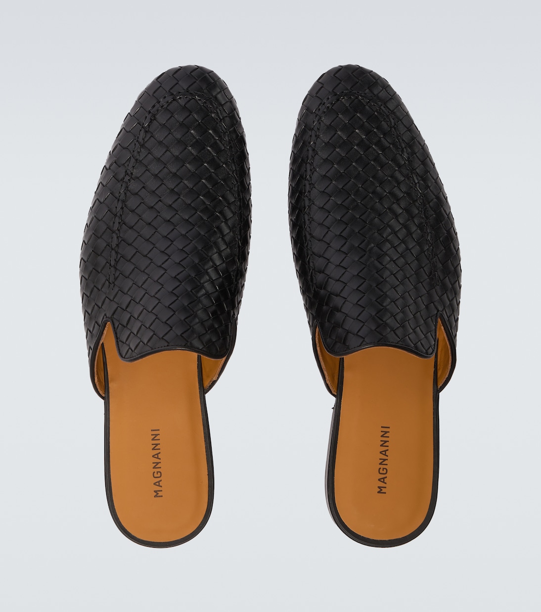 Slippers Woven aus Leder | Magnanni
