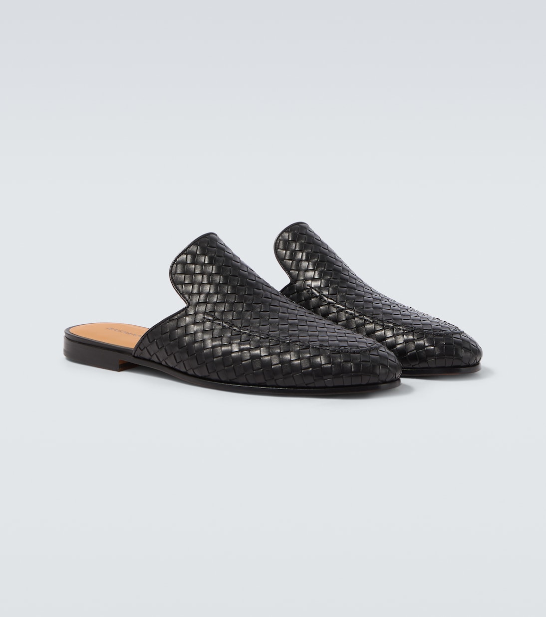 Slippers Woven aus Leder | Magnanni