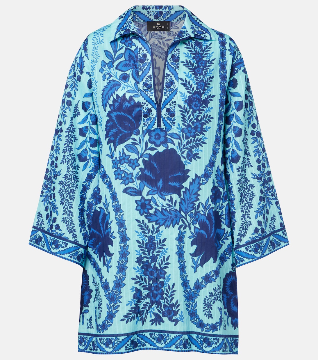 Paisley oversized cotton minidress | Etro