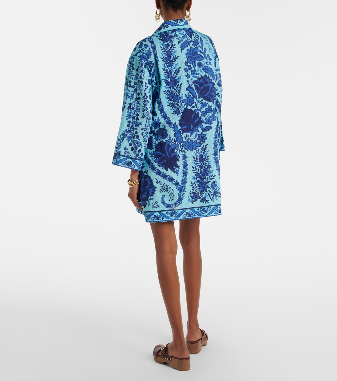 Paisley oversized cotton minidress | Etro