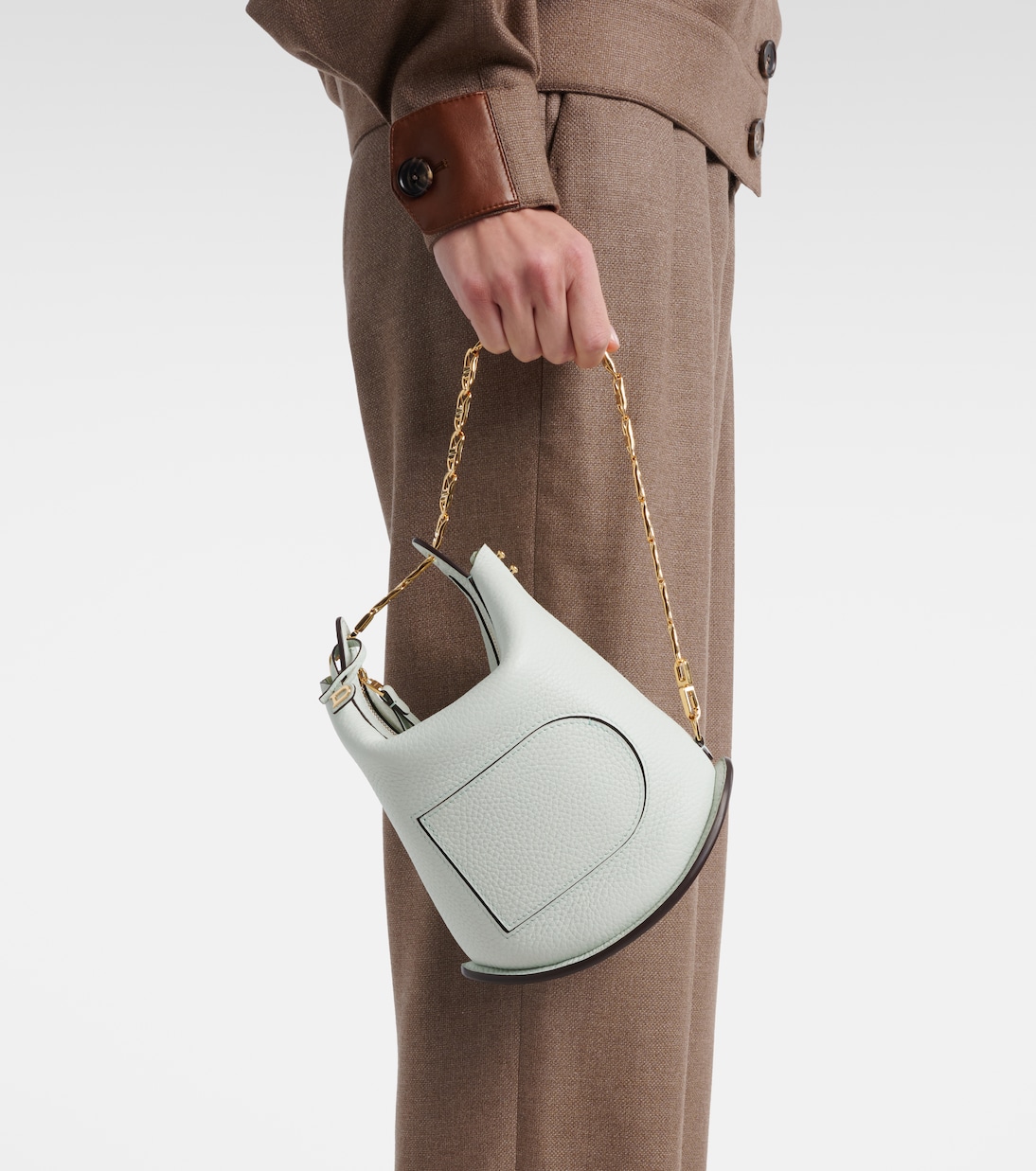 Sac Pin Twist en cuir | Delvaux