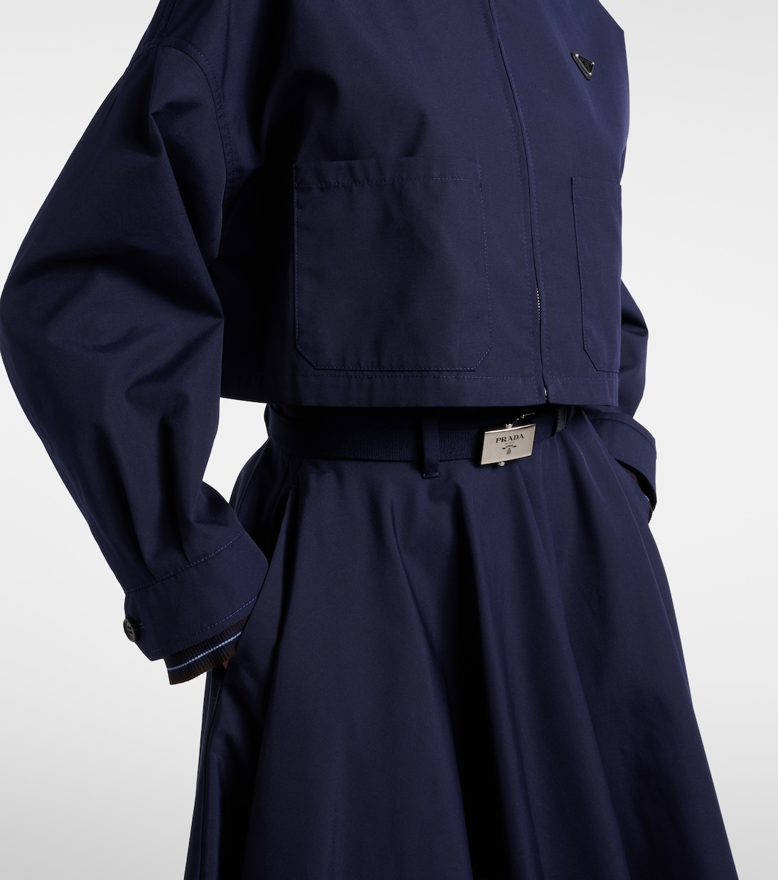 Poplin blouson jacket | Prada