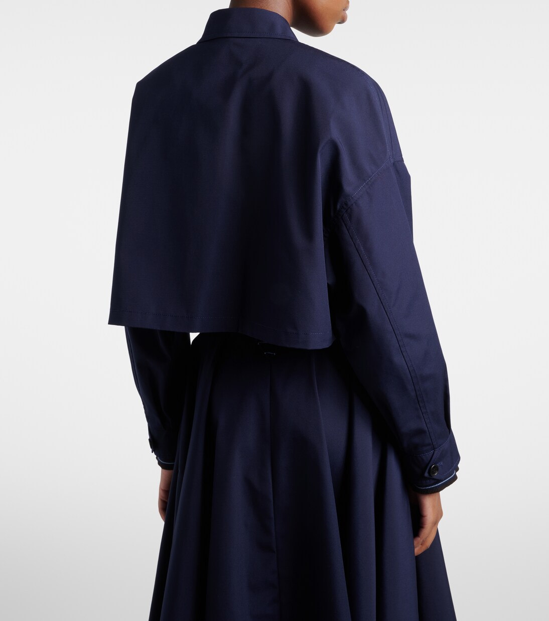 Poplin blouson jacket | Prada