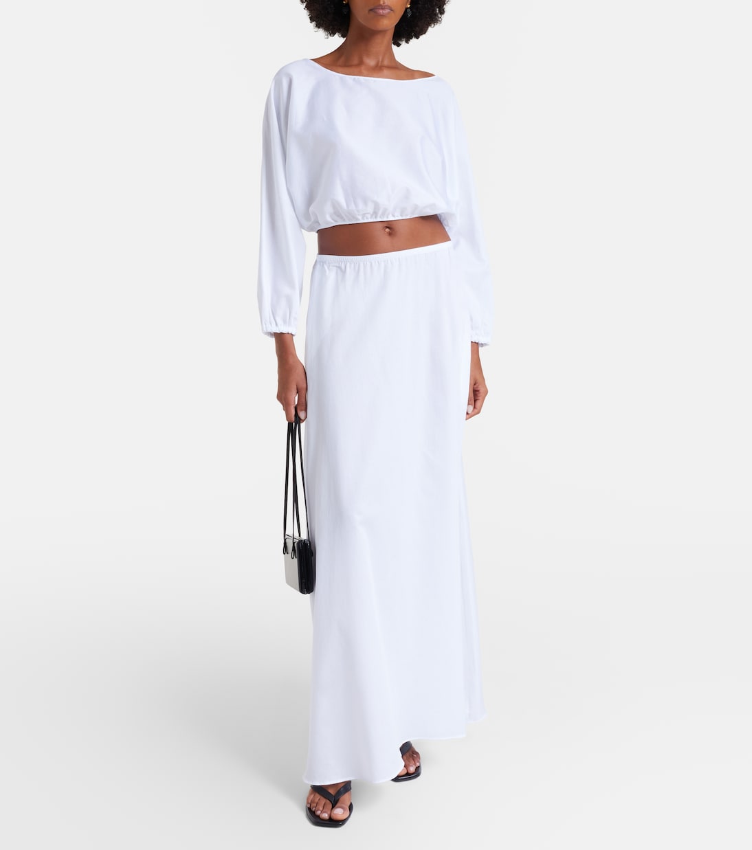 Yoko cotton maxi skirt | Leset