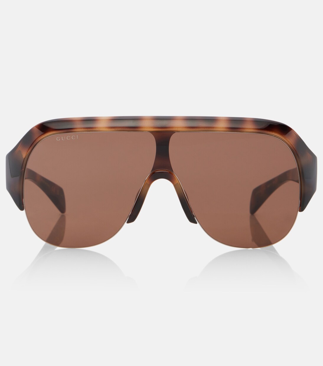 Lettering shield sunglasses | Gucci