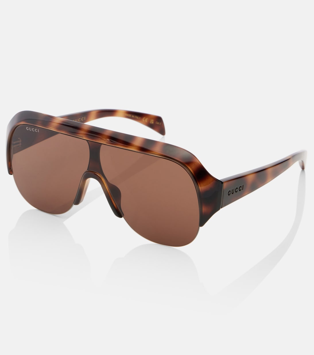 Lettering shield sunglasses | Gucci