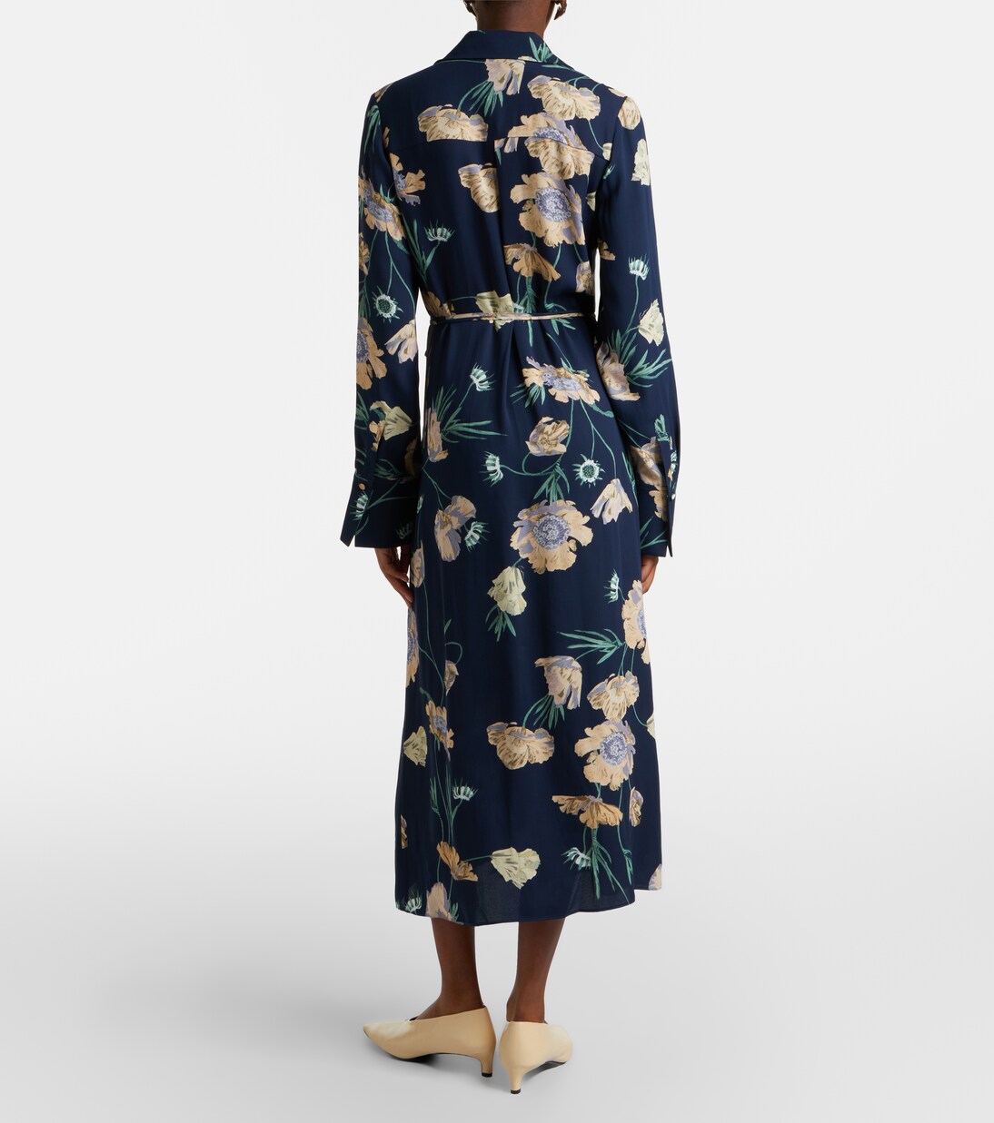 Bedrucktes Hemdblusenkleid | Erdem