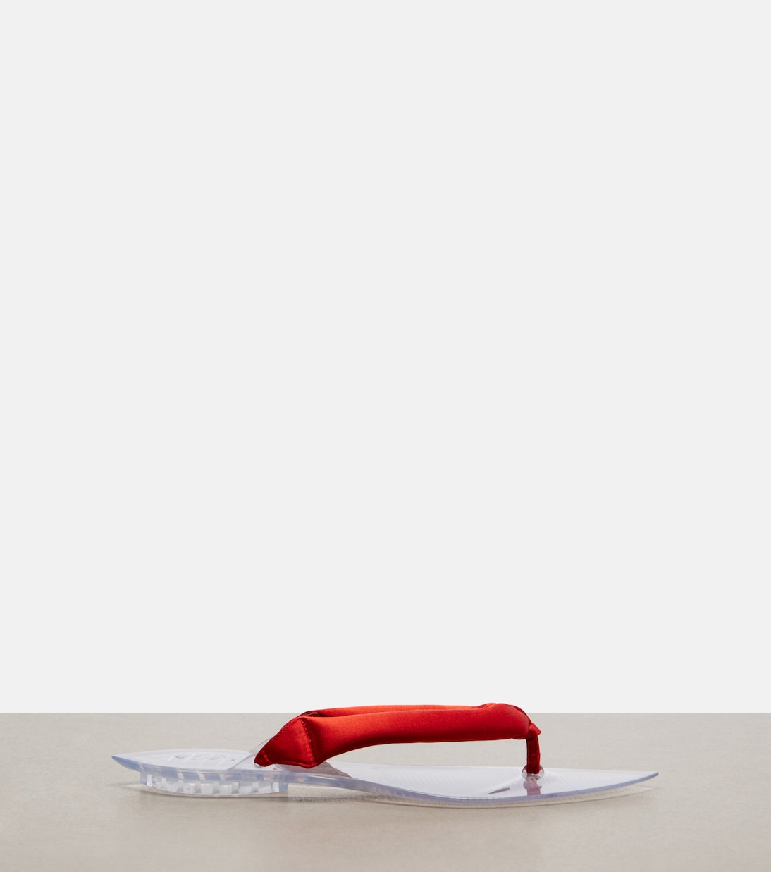 Invisible satin thong sandals | Alaïa