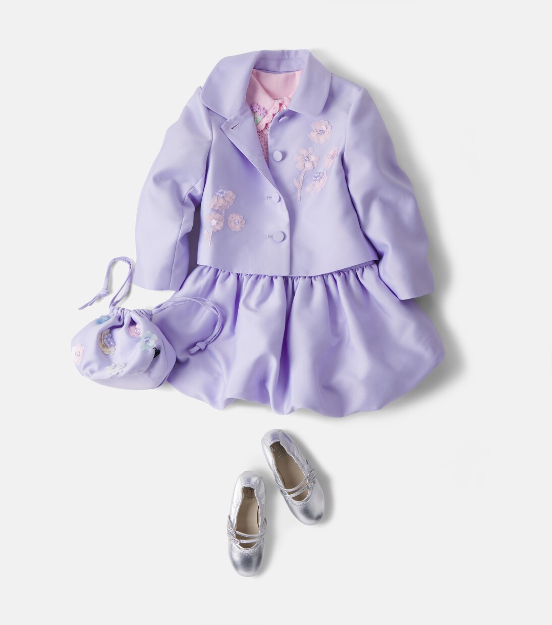 Embellished bucket bag | Self-Portrait Kids