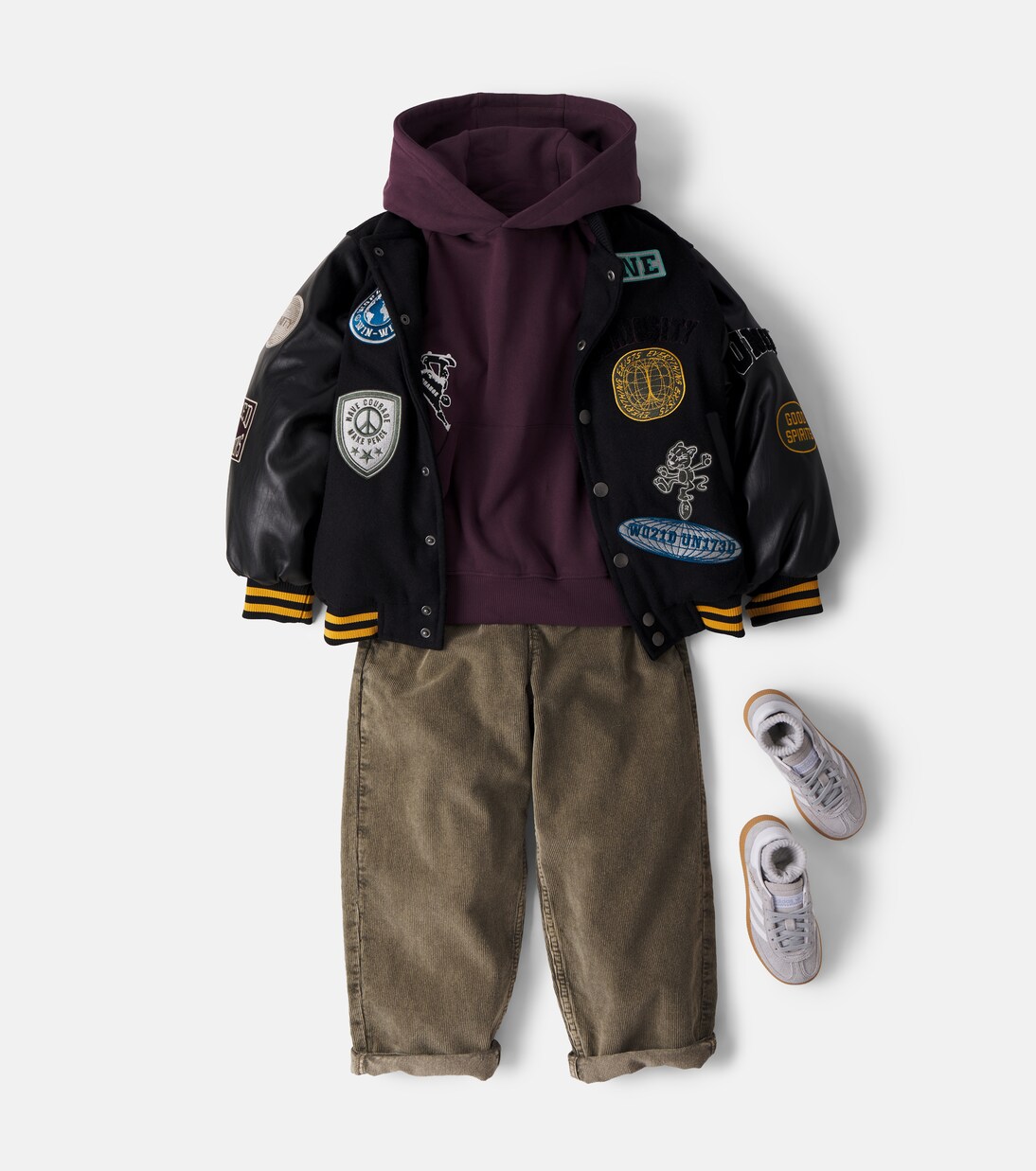 Hani wool-blend varsity jacket | Molo