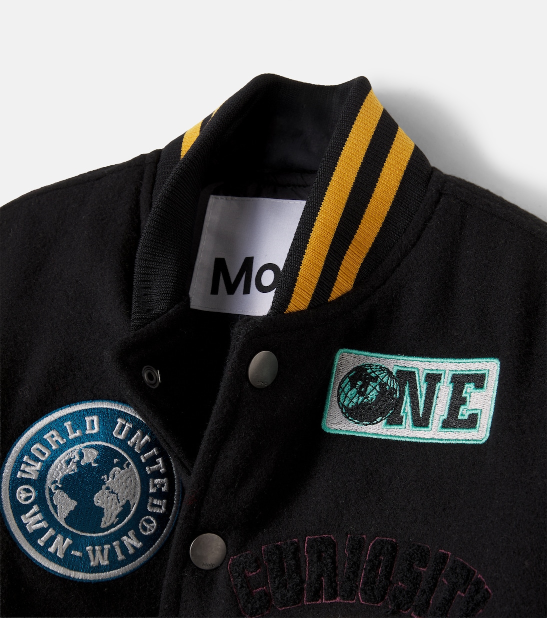 Hani wool-blend varsity jacket | Molo