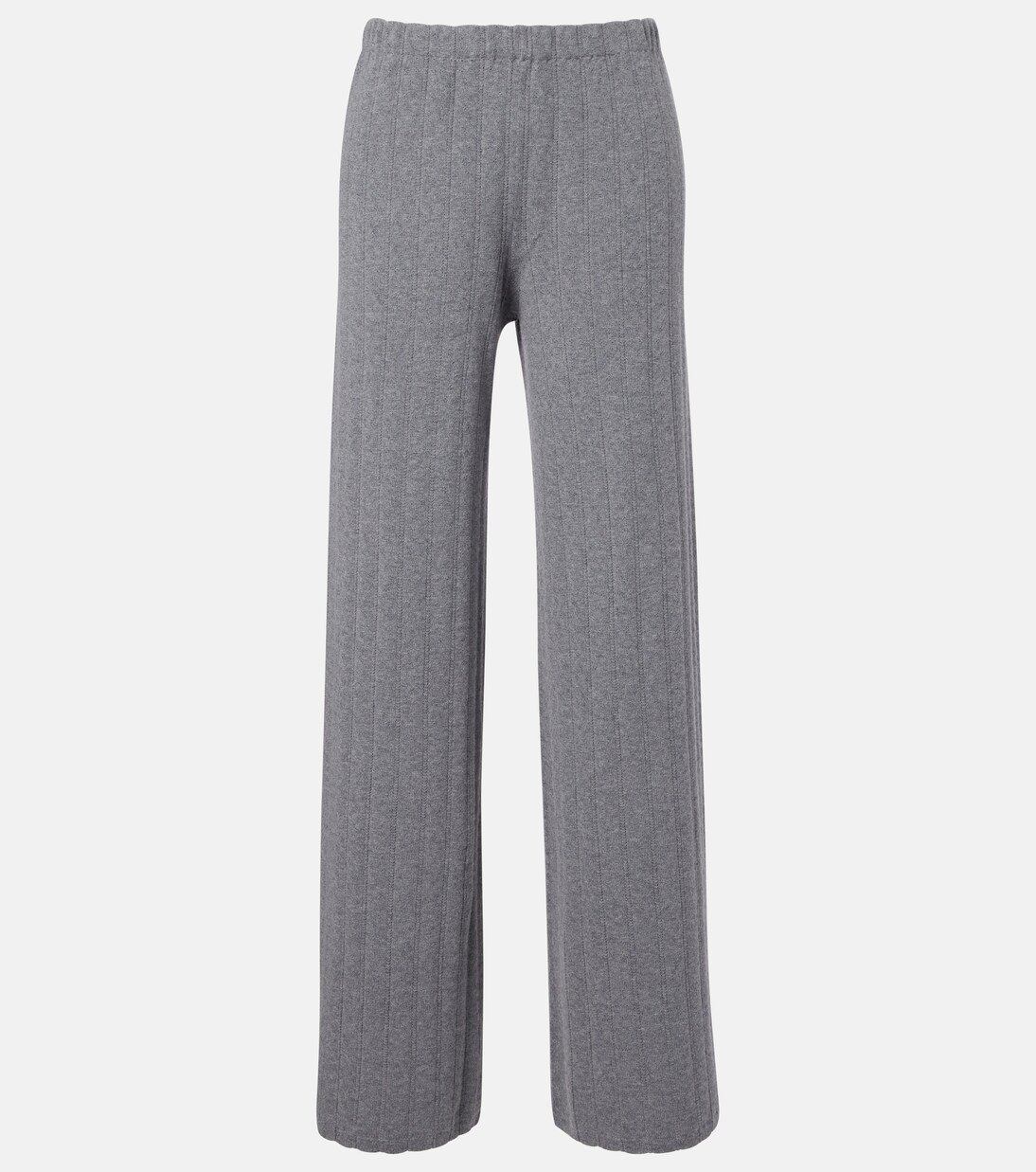 Shannen cotton and cashmere wide-leg pants | Lisa Yang