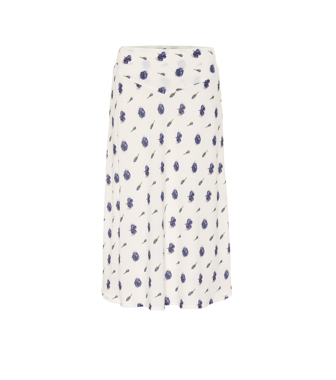 Bedruckter Midirock Senga | Baum und Pferdgarten