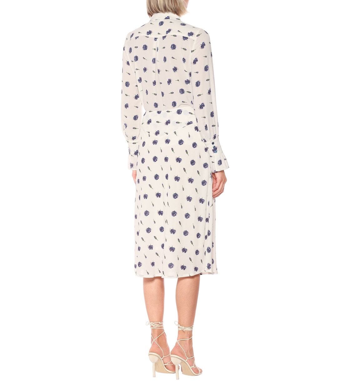 Bedruckter Midirock Senga | Baum und Pferdgarten