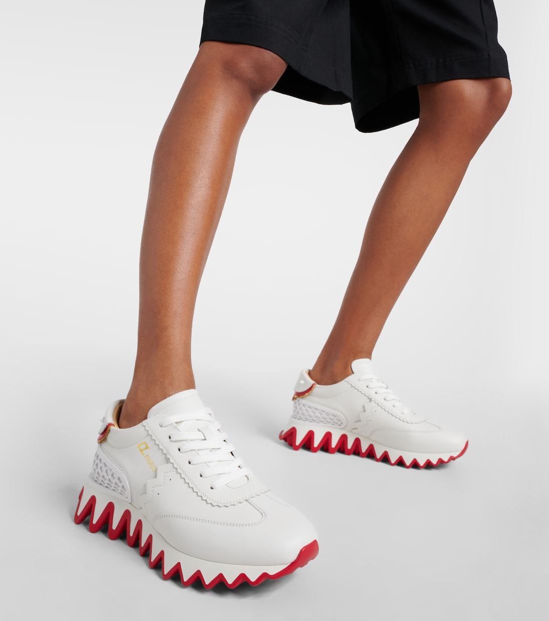 Loubishark leather sneakers | Christian Louboutin