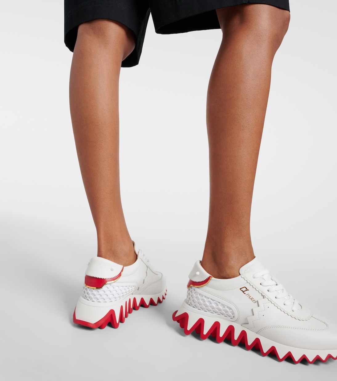 Loubishark leather sneakers | Christian Louboutin
