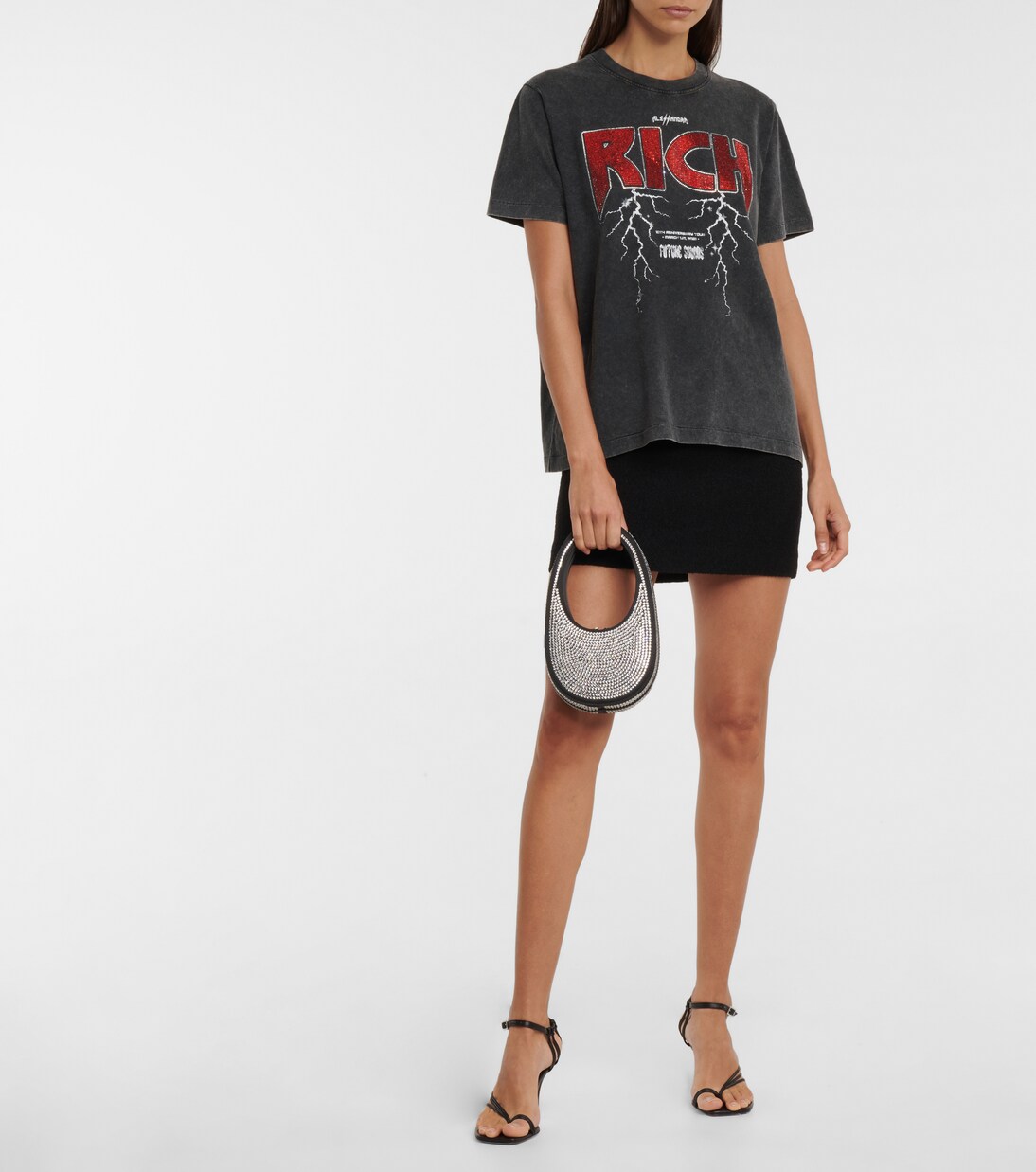 Swipe Mini embellished shoulder bag | Coperni