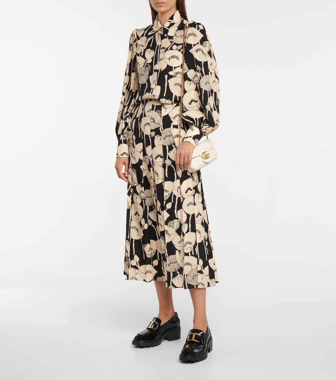 Leather platform loafers | Tod's