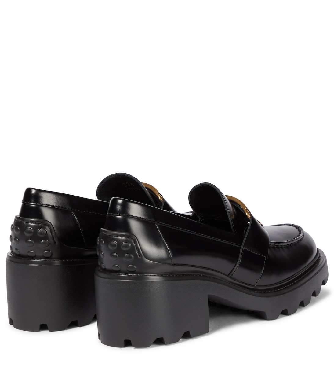 Leather platform loafers | Tod's
