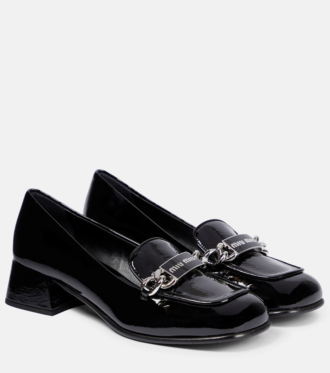 Loafers aus Lackleder | Miu Miu