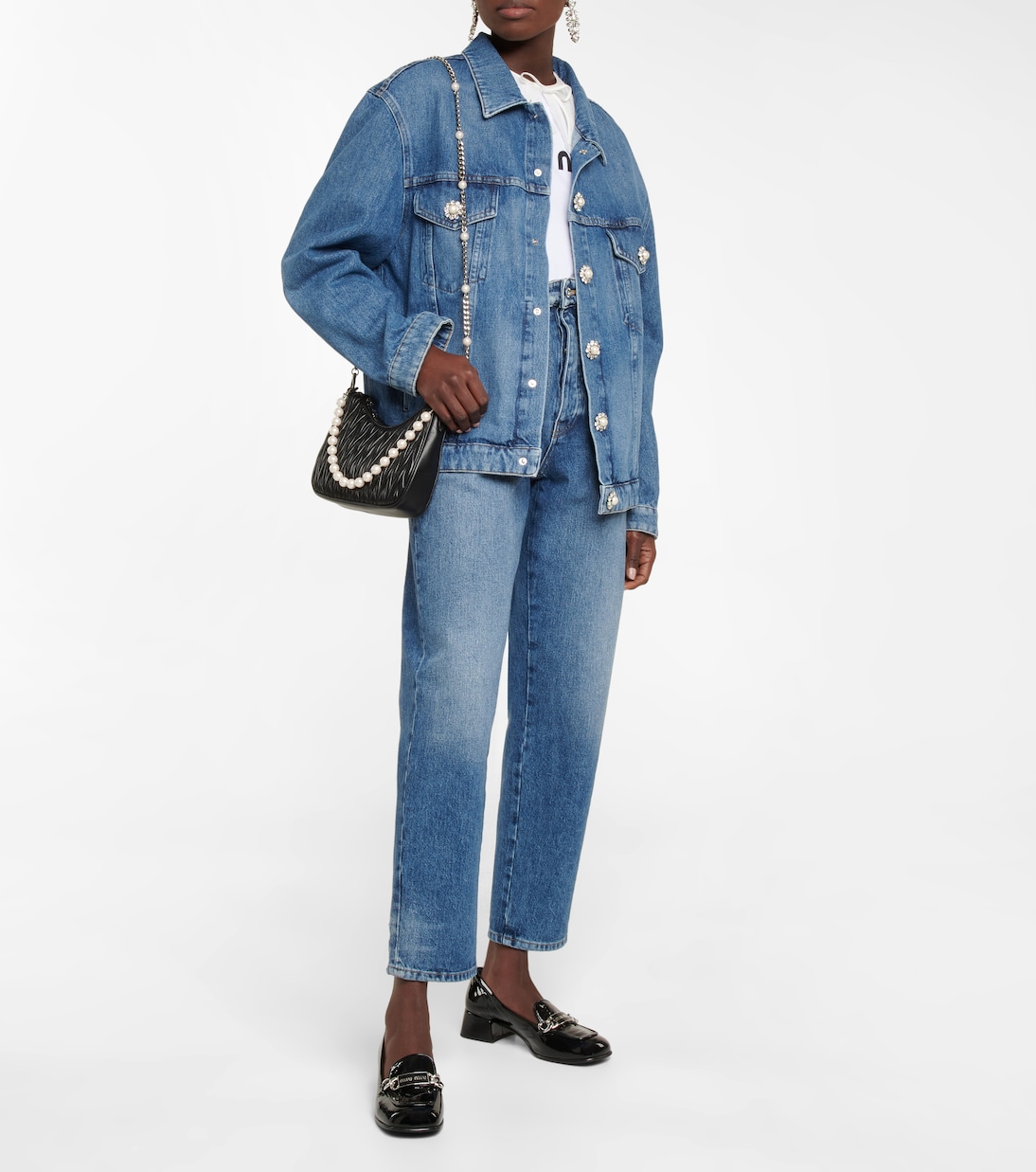 Loafers aus Lackleder | Miu Miu