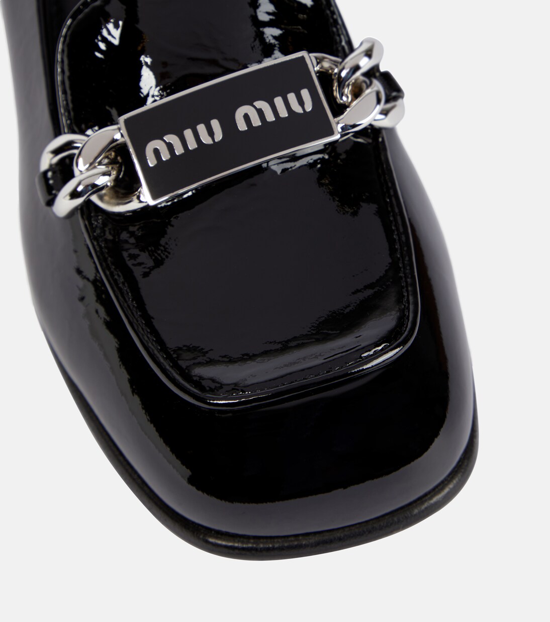 Loafers aus Lackleder | Miu Miu