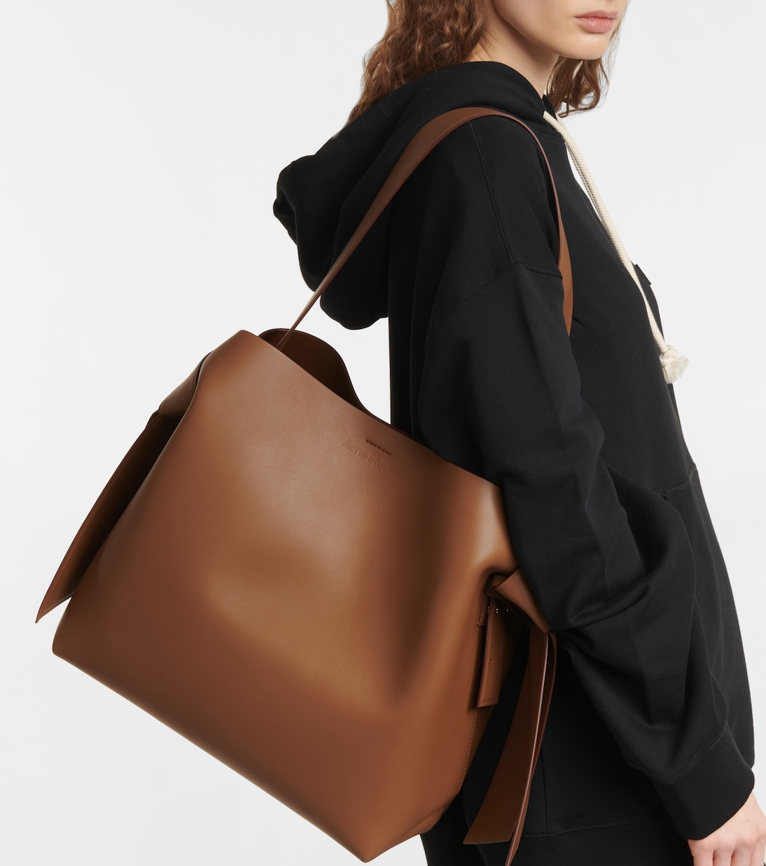 Borsa a spalla Musubi Medium in pelle | Acne Studios