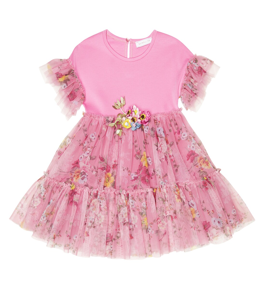 Floral tulle dress | Monnalisa