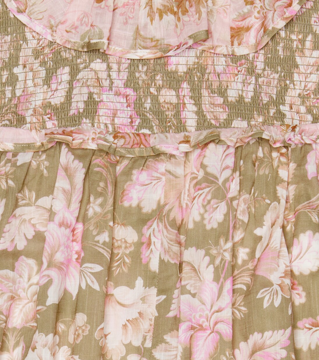 Jeannie floral cotton jumpsuit | Zimmermann Kids