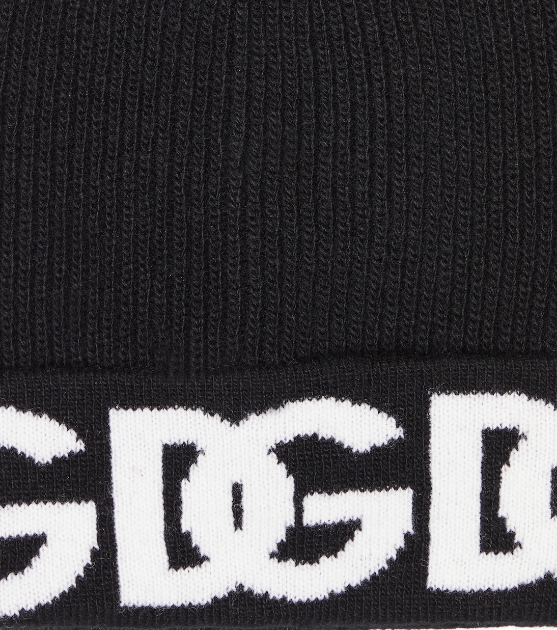 Logo virgin wool beanie | Dolce&Gabbana Kids