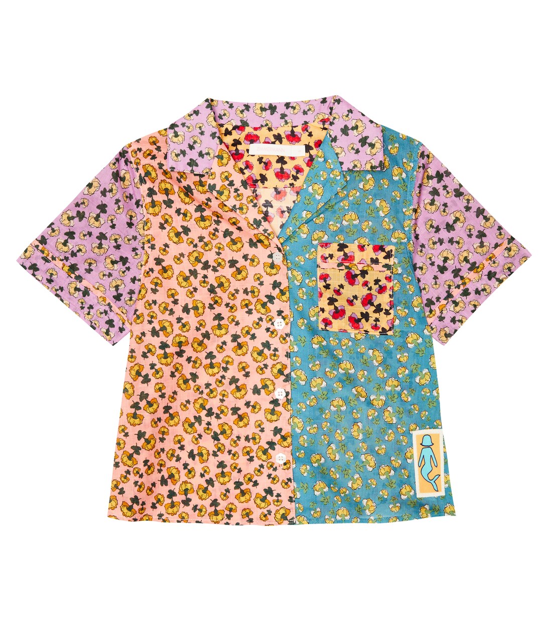 Tiggy floral cotton shirt | Zimmermann Kids