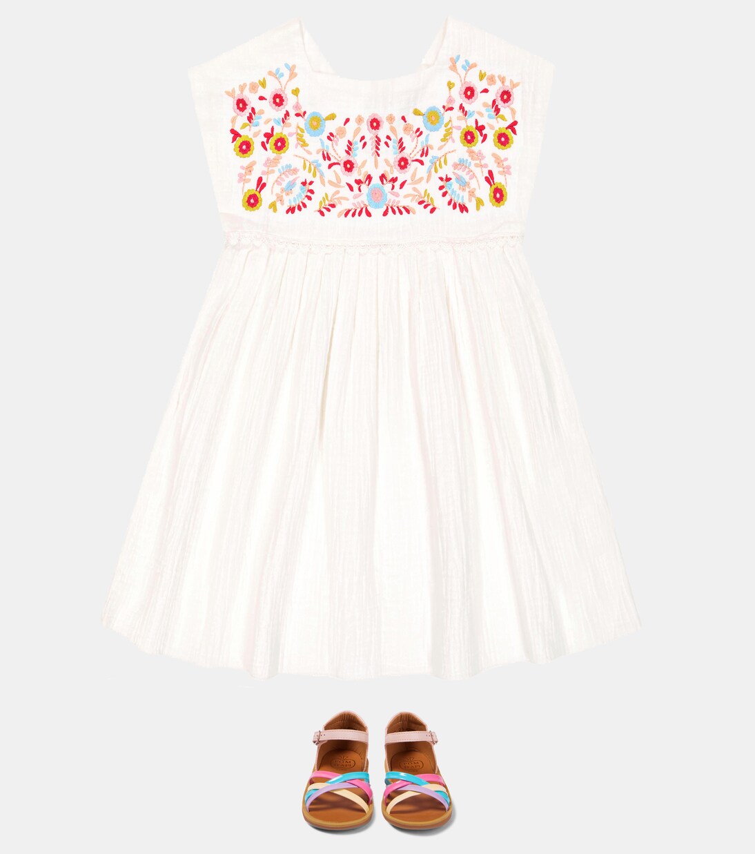 Poppy Erg leather sandals | Pom d'Api