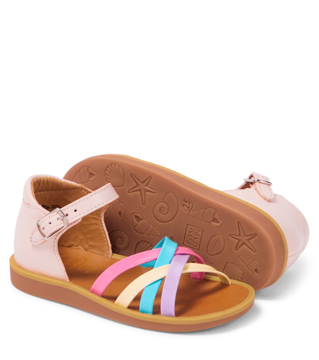 Poppy Erg leather sandals | Pom d'Api