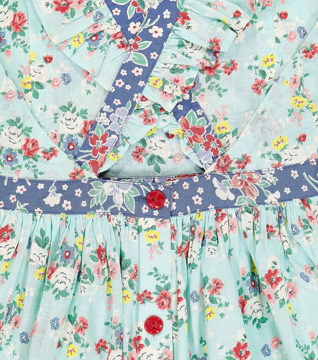 Patchwork floral cotton dress | Polo Ralph Lauren Kids