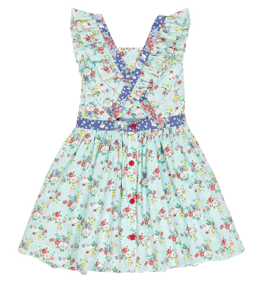 Patchwork floral cotton dress | Polo Ralph Lauren Kids