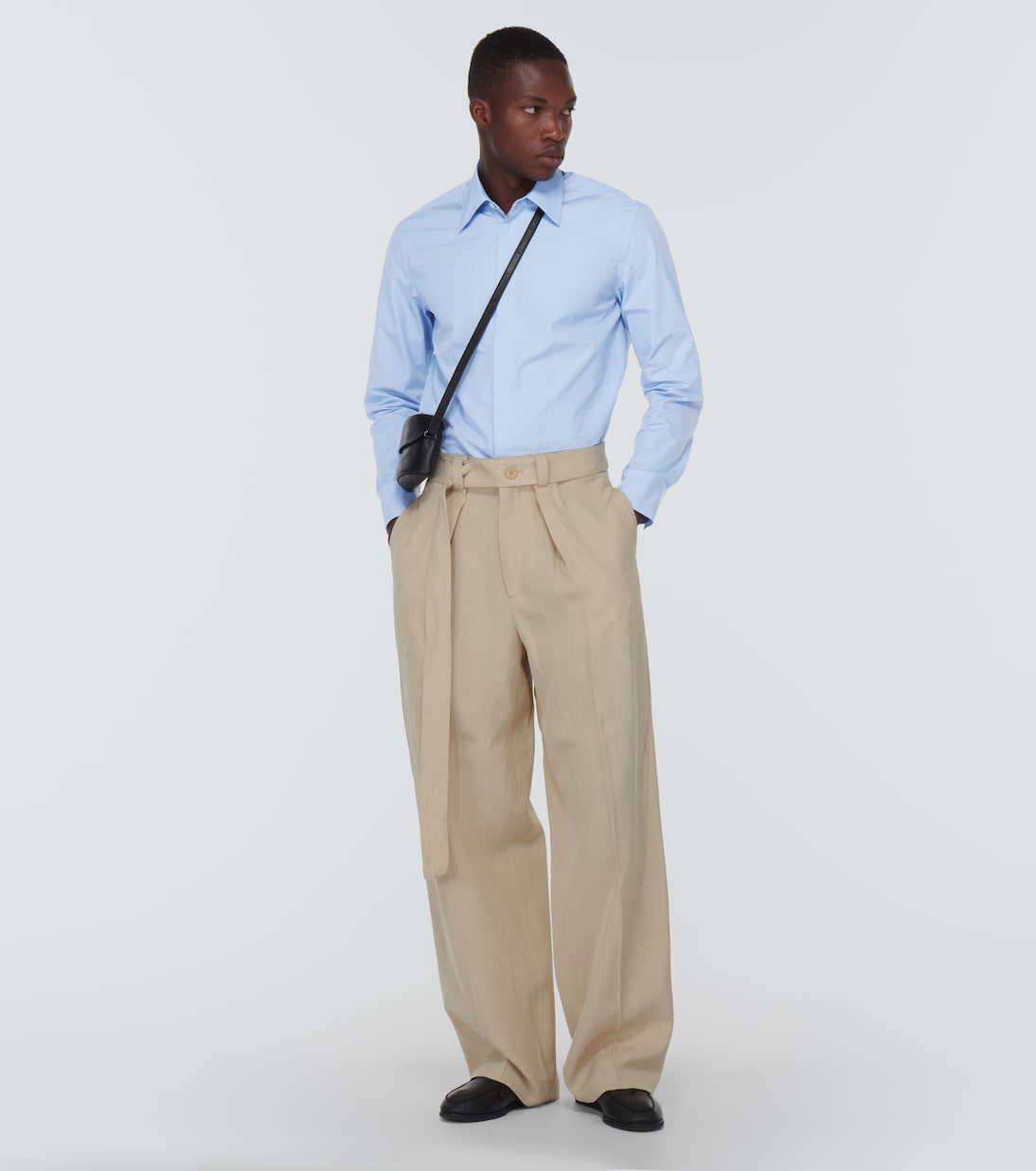 Pinstriped cotton shirt | Jil Sander