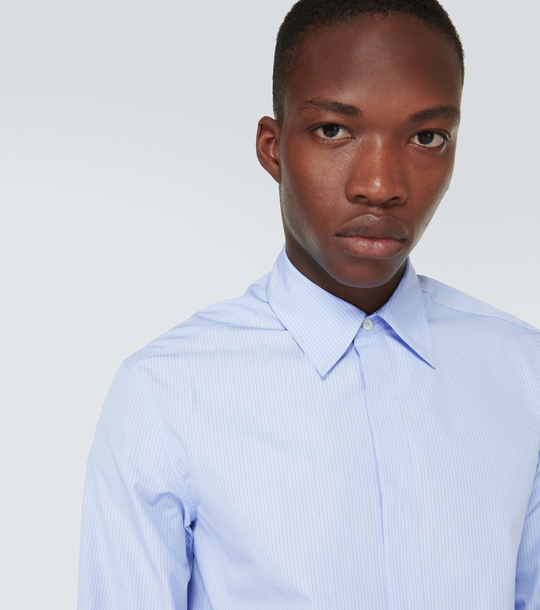 Pinstriped cotton shirt | Jil Sander