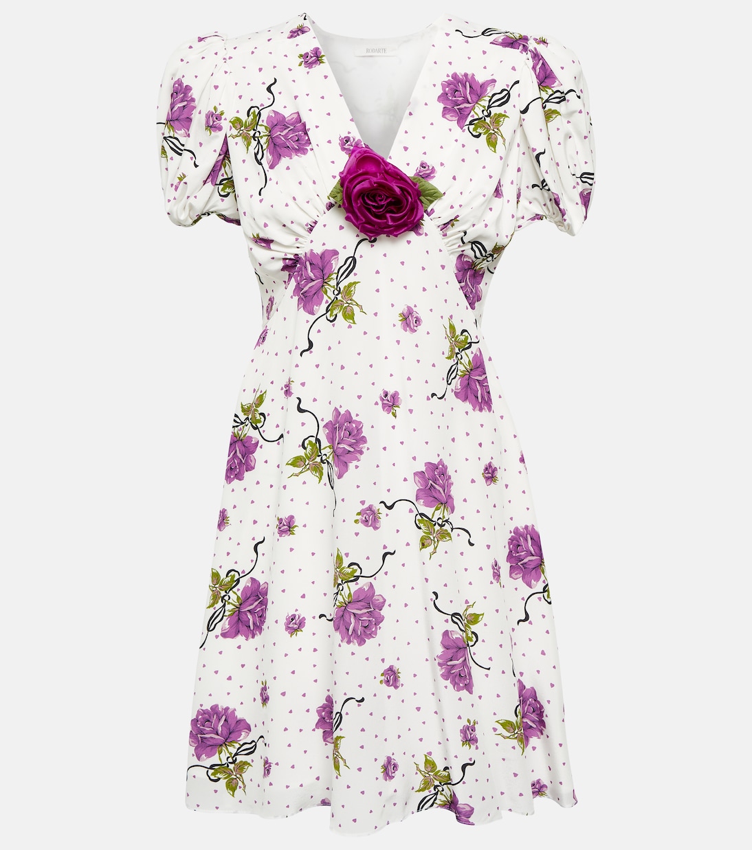 Robe en soie à fleurs | Rodarte
