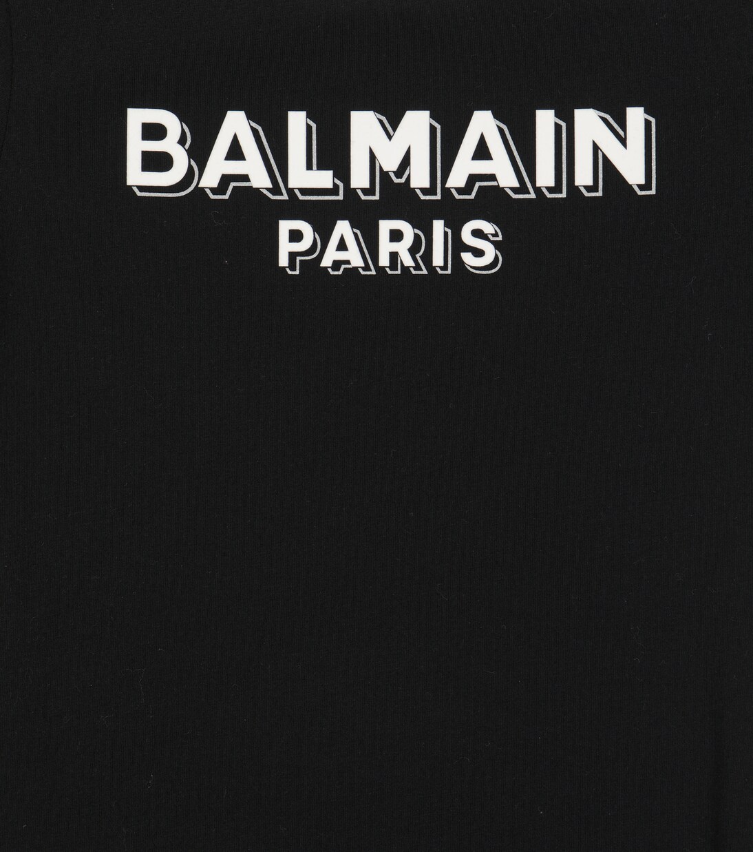 Logo cotton T-shirt dress | Balmain Kids