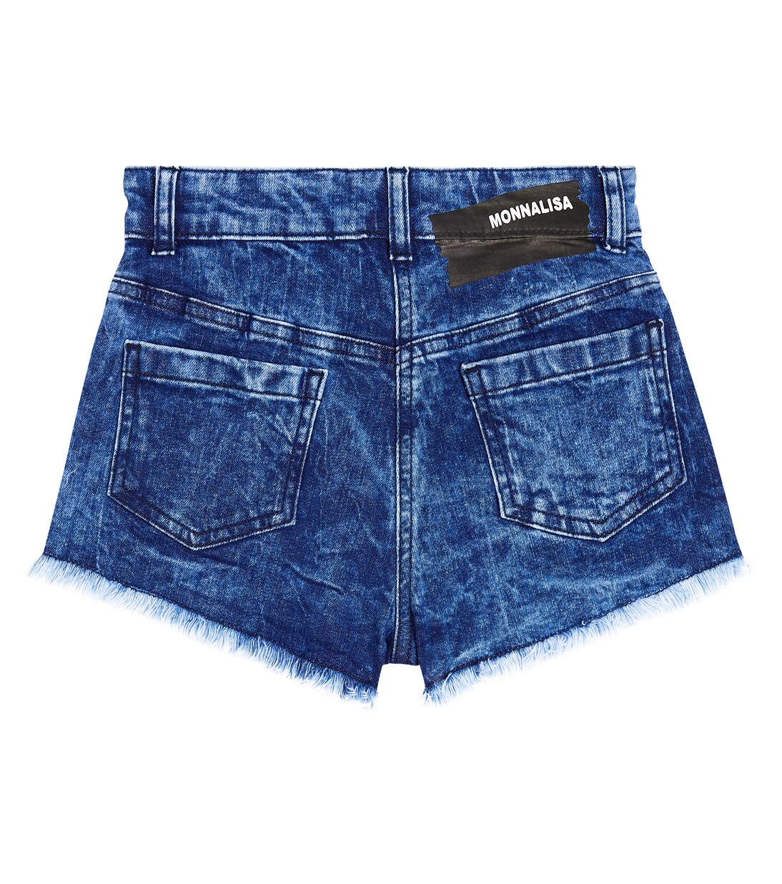 Embroidered denim shorts | Monnalisa