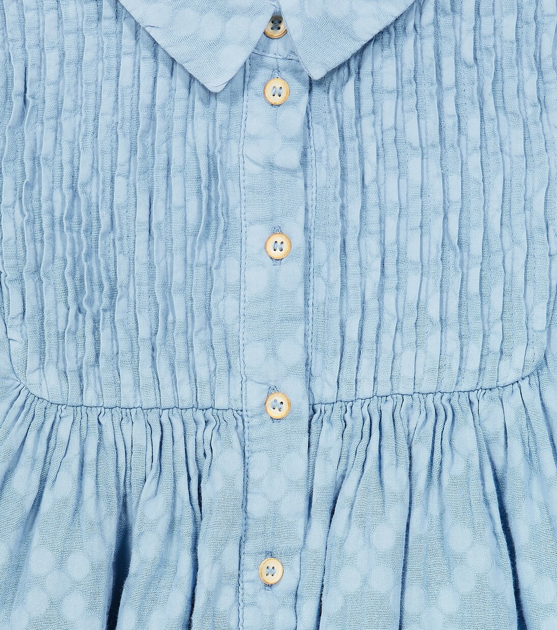 Tessa pleated cotton dress | Morley